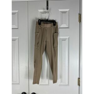Tan Horse Equestrian Riding Pants Size 4/5
